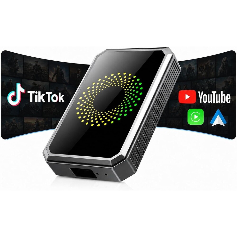 Wireless Carplay Adapter 3-1 Magic AI Box with YouTube TikTok